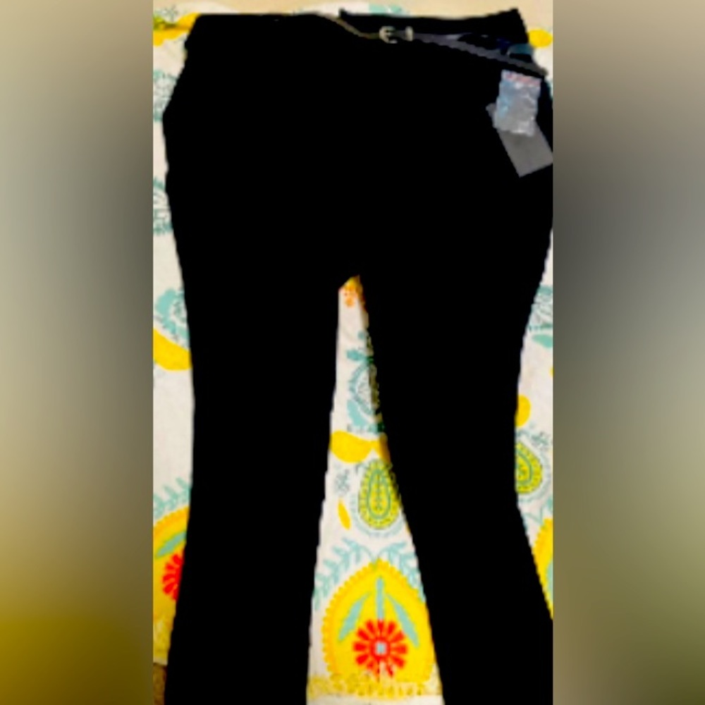 Women’s Belted Trousers Pleated Style For Work